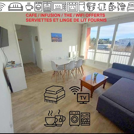 Апартаменти T3 57M2 Avec Balcon Proche Gare Sncf, Wifi Et Cafe Et The Offerts Орлеан Екстер'єр фото